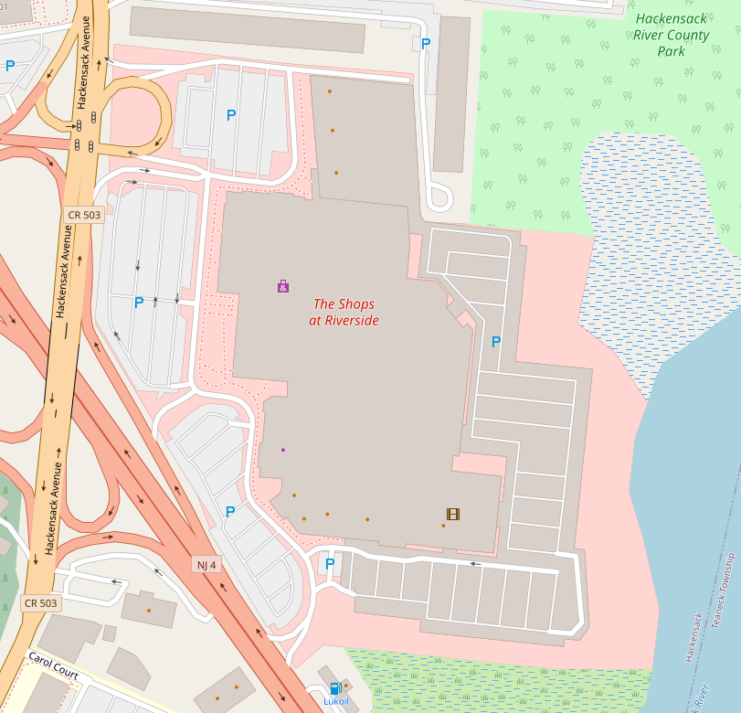 Center Map of The Shops at Riverside® - A Shopping Center In Hackensack, NJ  - A Simon Property