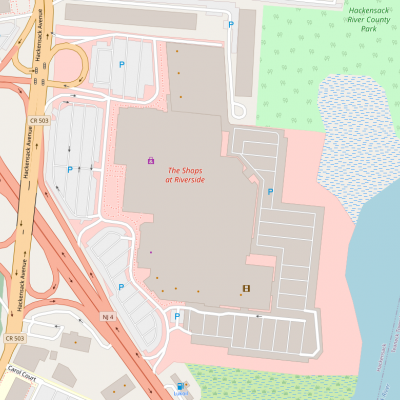 The Shops at Riverside plan - map of store locations