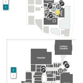 The Shops at Tanforan plan - map of store locations