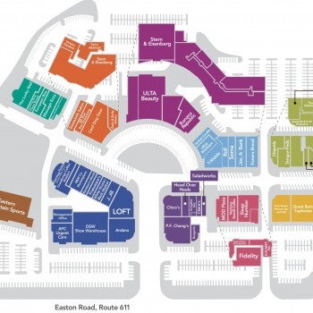 The Shops at Valley Square plan - map of store locations