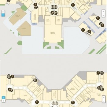 The Shops at Willow Bend plan - map of store locations
