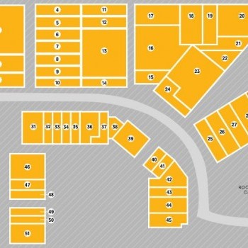 The Shops of Legacy plan - map of store locations