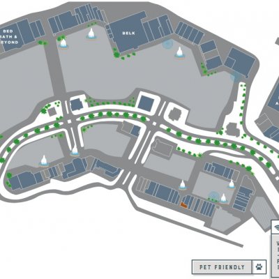 The Summit Birmingham plan - map of store locations