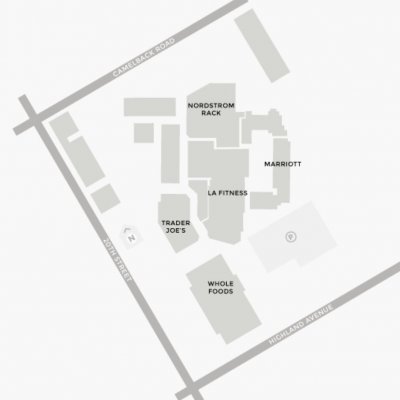 Town and Country Shopping Center plan - map of store locations