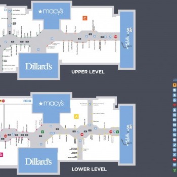 Town Center at Aurora plan - map of store locations