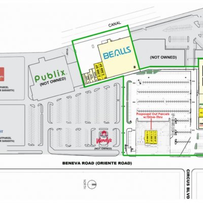 Town & Country Plaza plan - map of store locations