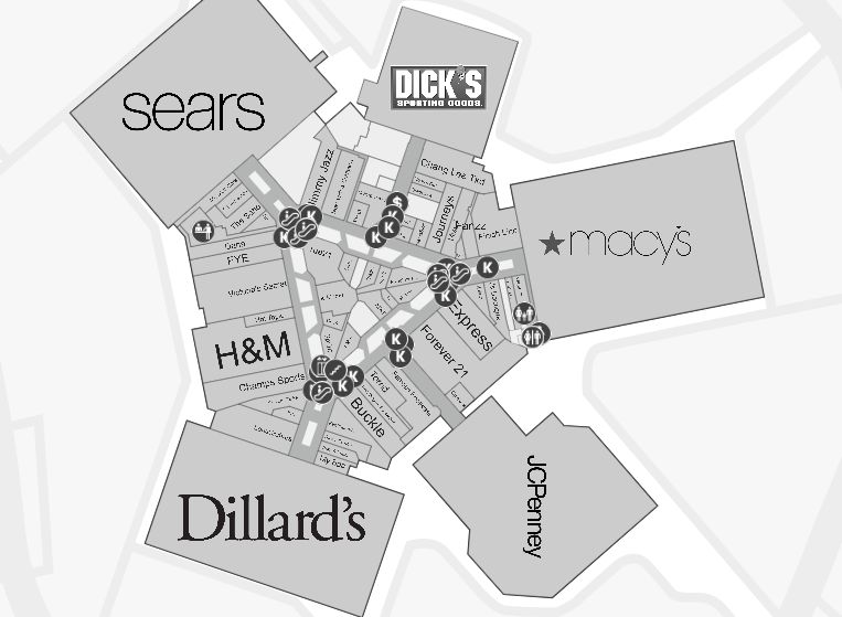 towne east mall map Town East Mall 151 Stores Shopping In Mesquite Texas Tx 75150 towne east mall map