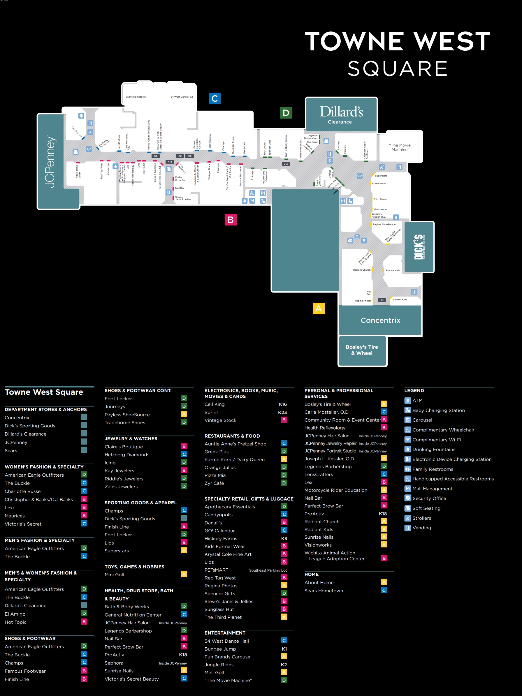 West Town Mall Map | vlr.eng.br