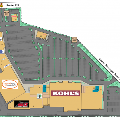 Trexler Mall plan - map of store locations