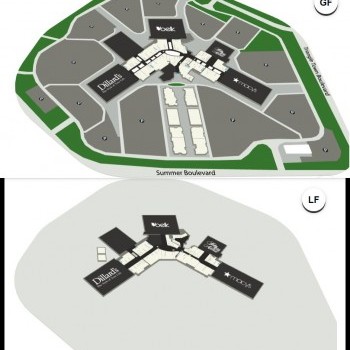 Triangle Town Center plan - map of store locations
