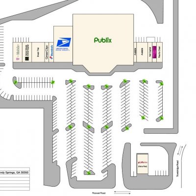 Trowbridge Crossing plan - map of store locations