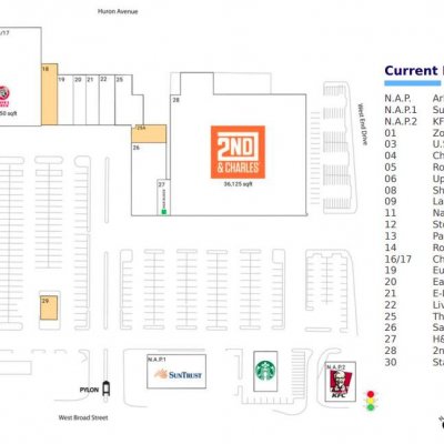 Tuckernuck Square plan - map of store locations