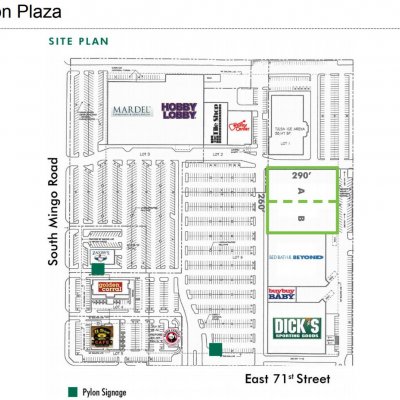 Union Plaza plan - map of store locations