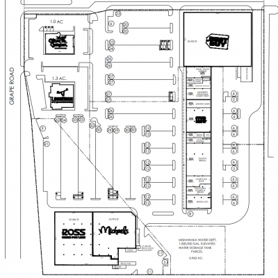 University Center plan - map of store locations
