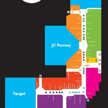 University Mall plan - map of store locations