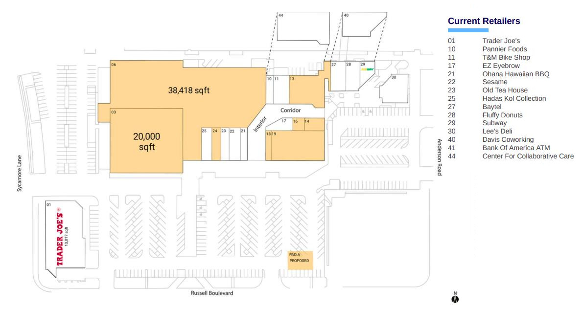 University Mall Davis (15 stores) shopping in Davis, California CA