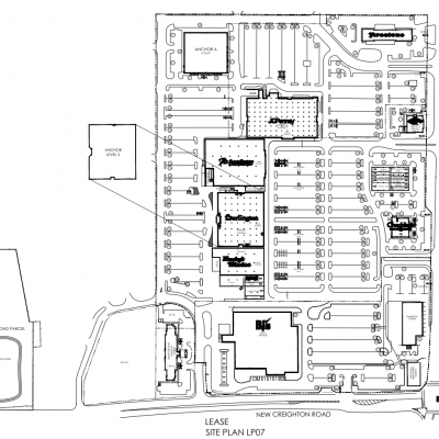 University Town Plaza plan - map of store locations