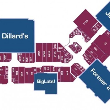 Valle Vista Mall plan - map of store locations