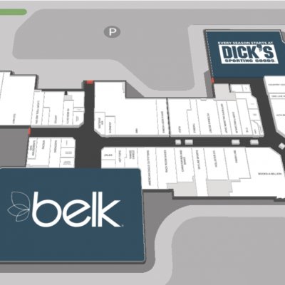 Valley Mall plan - map of store locations