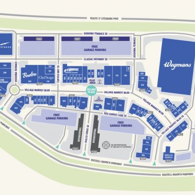 Village at Leesburg plan - map of store locations