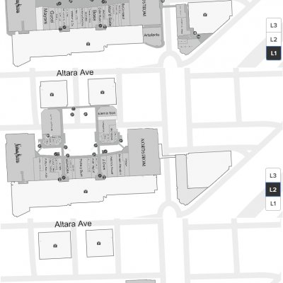 Village of Merrick Park plan - map of store locations