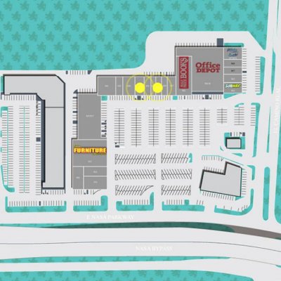 Village Real plan - map of store locations