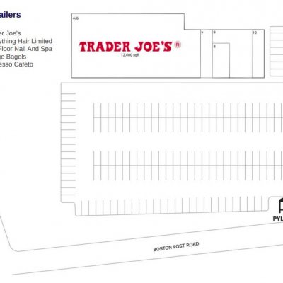 Village Square Shopping Center plan - map of store locations