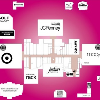 Warwick Mall plan - map of store locations