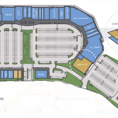 Wayside plan - map of store locations