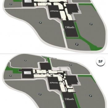 West Ridge Mall plan - map of store locations