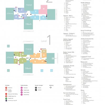 Countryside Mall plan - map of store locations