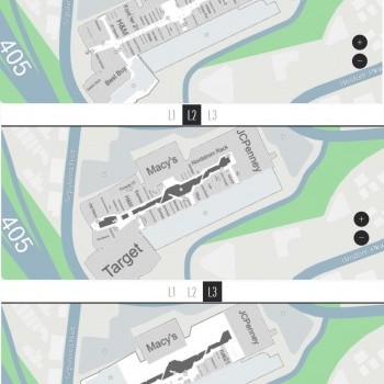 Westfield Culver City plan - map of store locations