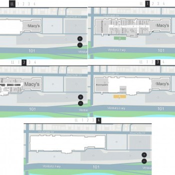 Westfield Fashion Square plan - map of store locations