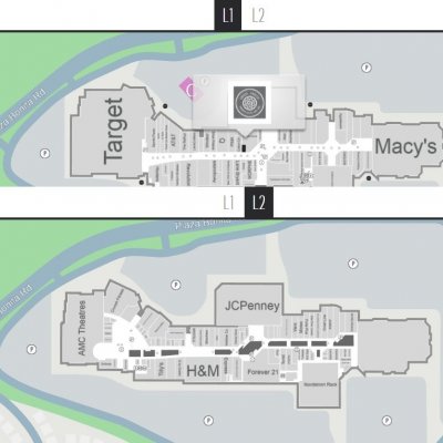 Westfield Plaza Bonita plan - map of store locations