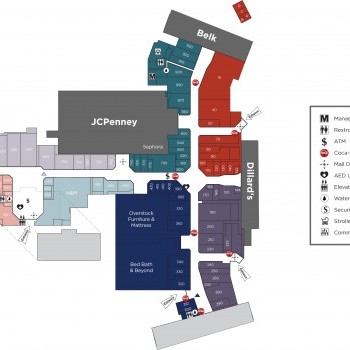 WestGate Mall plan - map of store locations