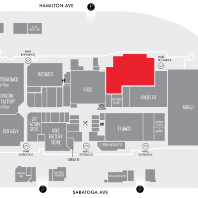 Westgate Shopping Center plan - map of store locations