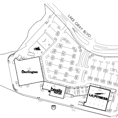 Westland Park Plaza plan - map of store locations