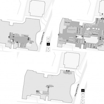 Whalers Village plan - map of store locations