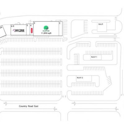 White Bear Hills Shopping Center plan - map of store locations