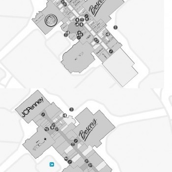 White Marsh Mall plan - map of store locations