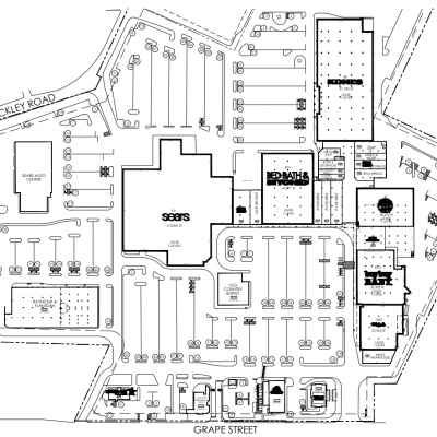 Whitehall Mall plan - map of store locations