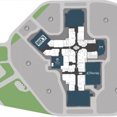 Wilton Mall plan - map of store locations