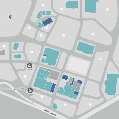 Winrock Town Center plan - map of store locations