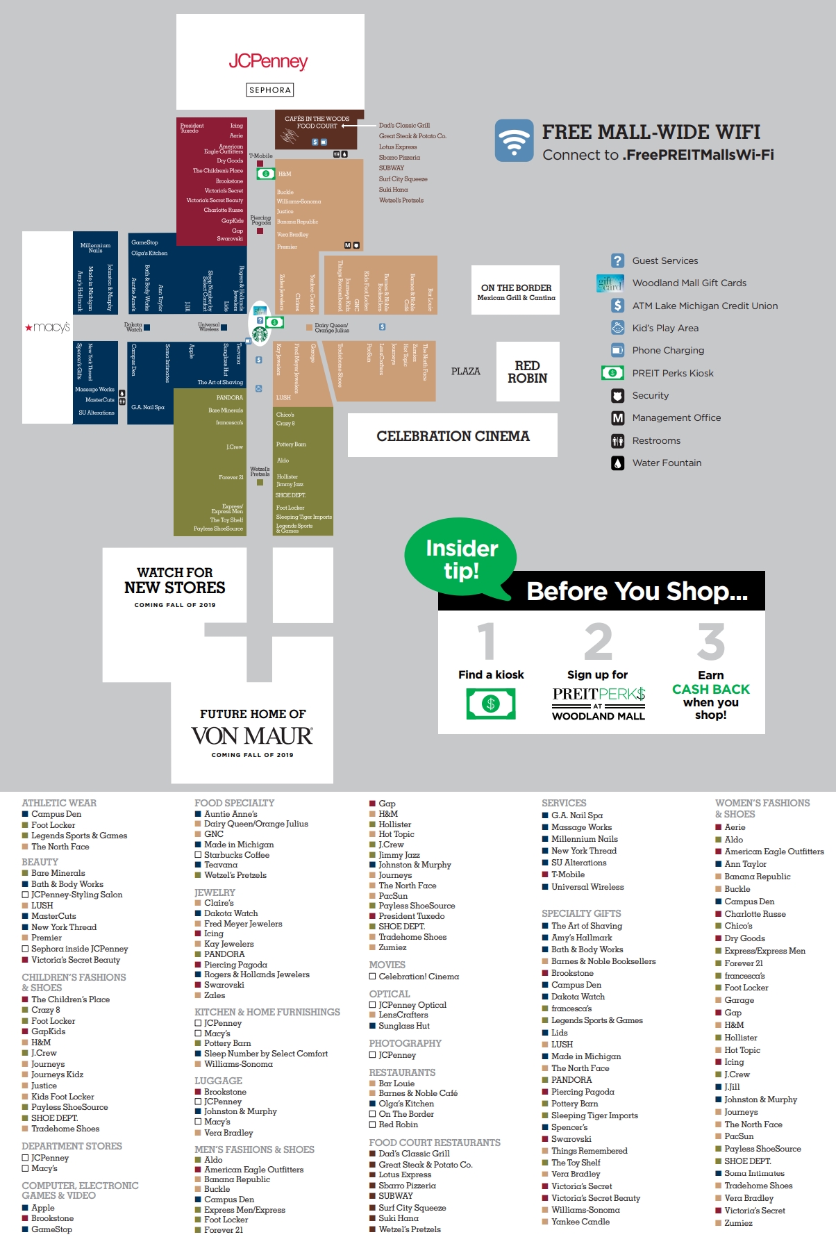 Floor Plan Woodlands Mall Map